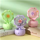 OBL10425681 - 小花迷你台式充电风扇