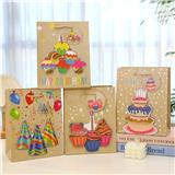 OBL10426395 - 小号4款3D贴片礼品袋