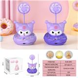 OBL10427045 - 库洛米甜甜圈风扇500毫安（三档风扇长按暖灯）