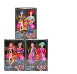 OBL10427745 - 第1代K-POP 猎魔带灯光音乐  11.5寸12关节实身猎魔女团，带迷你单车带吉他套装