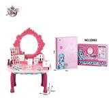 OBL10427877 - 过家家梳妆台玩具套装带桌腿/抽屉(穿戴甲+美甲工具+纹身贴+美甲贴+贴钻)