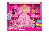 OBL10427963 - 高档11.5寸9关节实身大婚纱芭比带梳子镜子和包包吸塑配件风车配件