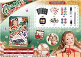 OBL10428240 - （圣诞节）主题DIY儿童纹身套装纹身贴纸+化妆品