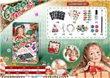 OBL10428242 - （圣诞节）主题DIY儿童纹身套装纹身贴纸+串珠发箍