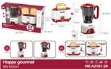 OBL10428788 - 小果汁机+小面包机套装过家家-4*AA-不包电