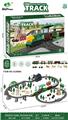 OBL10429045 - 电动复古轨道套装【118PCS】带灯光音效包电
