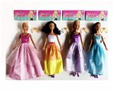 OBL10429655 - 11.5寸实身关节棕色肤时尚娃娃/4款混装