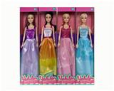 OBL10429698 - 11.5寸实身关节时尚娃娃/4款混装