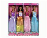 OBL10429699 - 11.5寸实身关节棕色肤时尚娃娃/4款混装