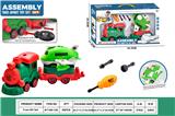 OBL10429763 - DIY拆装火车           (圣诞火车头+1火车斗+绿收纳飞机）
