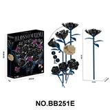 OBL10430014 - DIY拼装积木花  午夜灵药花束-可旋转
（957PCS)