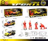 OBL10430631 - 灯光声音惯性3DUV印骨架跑车+维修工+工具