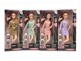 OBL10432188 - 11.5寸时尚芭比实身11关节套装多色混装