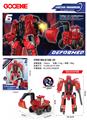 OBL10433442 - 消防变形6合体-挖掘车+武器 开窗盒