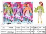 OBL10434143 -  新款时尚2件套 11.5寸11关节芭比公主  配包包