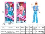 OBL10434146 - 新款时尚晚装 11.5寸11关节芭比公主  配包包  帽子