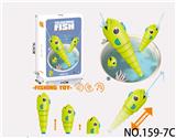 OBL10438324 - 卡通益智可伸缩节节鱼钓鱼桌面玩具