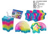 OBL10439017 - 大号五角星闪片色彩虹圈（跨境电商）