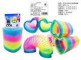 OBL10439031 - 大号心形闪片色彩虹圈（正3C中文版）