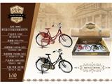 OBL10439074 - 展示盒12合金女款复古自行车1:10合金车仿真单车合金单车美仿真自行车桌面摆件（12pcs）