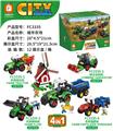 OBL10439167 - 城市农场积木1010PCS(4只/盒)
