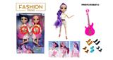 OBL10441910 - K-POP 彩虹猎魔系列带七彩灯光音乐12寸12关节实身真玻璃眼珠惊喜猎魔女团娃娃双人混装带吉他，金貂卡片一张