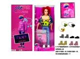 OBL10441980 - 1比1 K-POP 猎魔男团真人版  11.5寸11关节实身 Mystery 神秘 带金貂卡片一张    带猎魔照相机