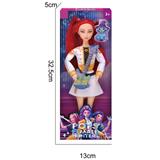 OBL10441992 - K-POP 猎魔女团动画版11.5寸12关节实身Rumi鲁米打歌芭比带武器