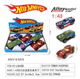OBL10442504 - 1:43回力合金车（复仇者联盟）