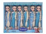 OBL10443098 - 11寸实身长发冰雪公主穿鞋12PCS