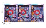 OBL10443308 - 1比1  11.5寸12关节实身猎魔女团，带吉他，带音乐器材套装