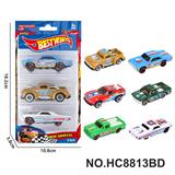 OBL10443508 - 6款1:64皮卡，肌肉车，越野车合金车3只装