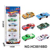 OBL10443534 - 6款1:64皮卡，肌肉车，越野车合金车6只装