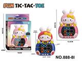 OBL10443738 - HELLO KITTY猫卡通大立体卡通触摸屏益智玩具井字棋游戏机3粒7号电池（不包电）