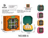 OBL10443764 - 儿童益智玩具井字棋游戏机（英文）4色混装3*AAA 不包