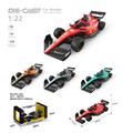 OBL10444174 - 1:22合金回力方程车