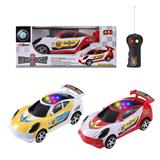 OBL10448919 - 二通遥控车带3D灯光             1：26 （红，黄）