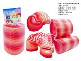 OBL10450083 - 大号心形双色渐变彩虹圈