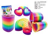 OBL10450084 - 大号心形美国色彩虹圈