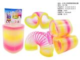 OBL10450085 - 大号心形透明渐变彩虹圈