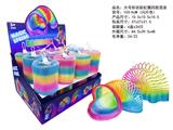 OBL10450089 - 大号形状彩虹圈闪片色四款混装