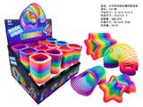 OBL10450090 - 大号形状彩虹圈美国色四款混装