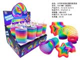 OBL10450093 - 大号形状彩虹圈美国色四款混装