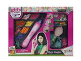 OBL10450425 - 跨境儿童彩妆儿童化妆品饰品美甲梳扮女孩玩具过家家新款DIY打发串珠器