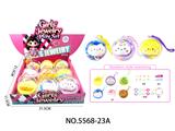 OBL10450490 - 水晶透明球女孩过家家惊喜饰品玩具女孩礼物饰品串珠+发绳+卡通动物毛绒迷你零钱包混装（一展示盒9小盒）款式造型随机混装