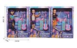 OBL10451141 - K-POP 猎魔女团11.5寸12关节实身芭芘带吉他电子琴耳机话筒眼镜吸塑三款随机混装