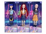 OBL10451144 - K-POP 猎魔女团动画版11.5寸活手实身摇滚芭芘带吉他三人随机混装