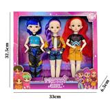 OBL10451181 - K-POP 彩虹猎魔系列12寸12关节实身带七彩灯光主题曲真玻璃眼珠惊喜猎魔女团娃娃3人混装