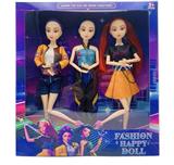 OBL10451187 -   K-POP 猎魔女团真人版11.5寸12关节实身带Rumi鲁米打歌芭比3人混装