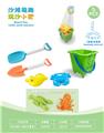OBL10452221 - 城堡桶配沙滩配件(5)PCS